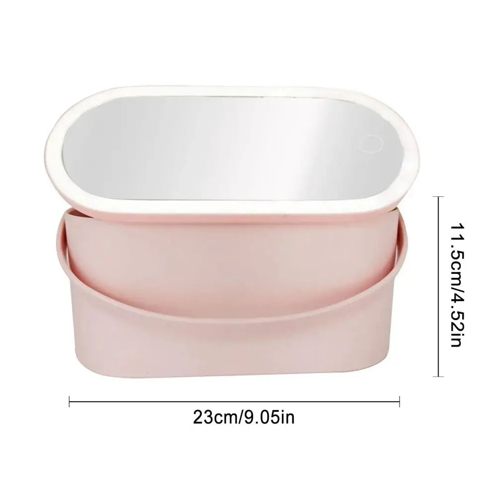 GlamCase - Portable Makeup Carrying Case with Light Up Mirror