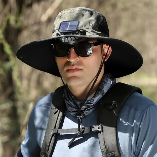 Solar Powered Fan Hat