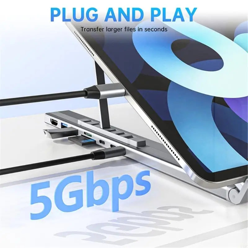 8 in 1 Laptop Stand Hub