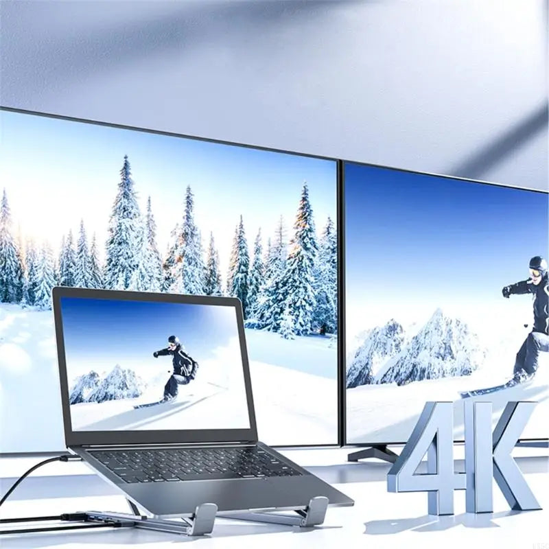 8 in 1 Laptop Stand Hub
