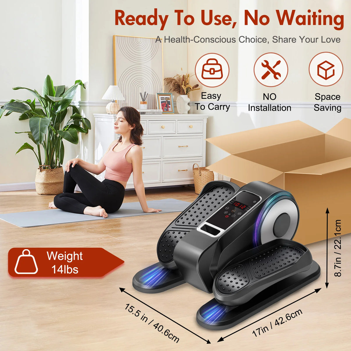 Under-Desk Elliptical – view 5