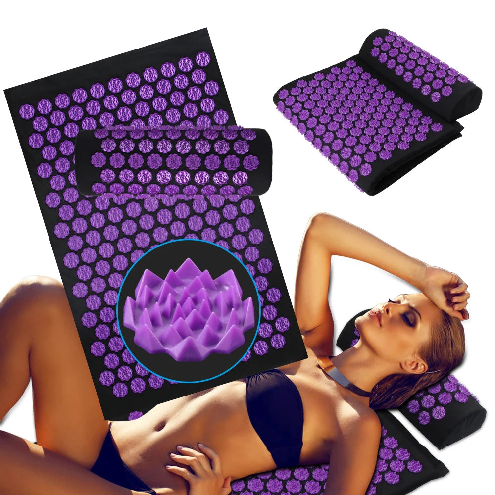 Acupressure Mat + Pillow by Gizimoto