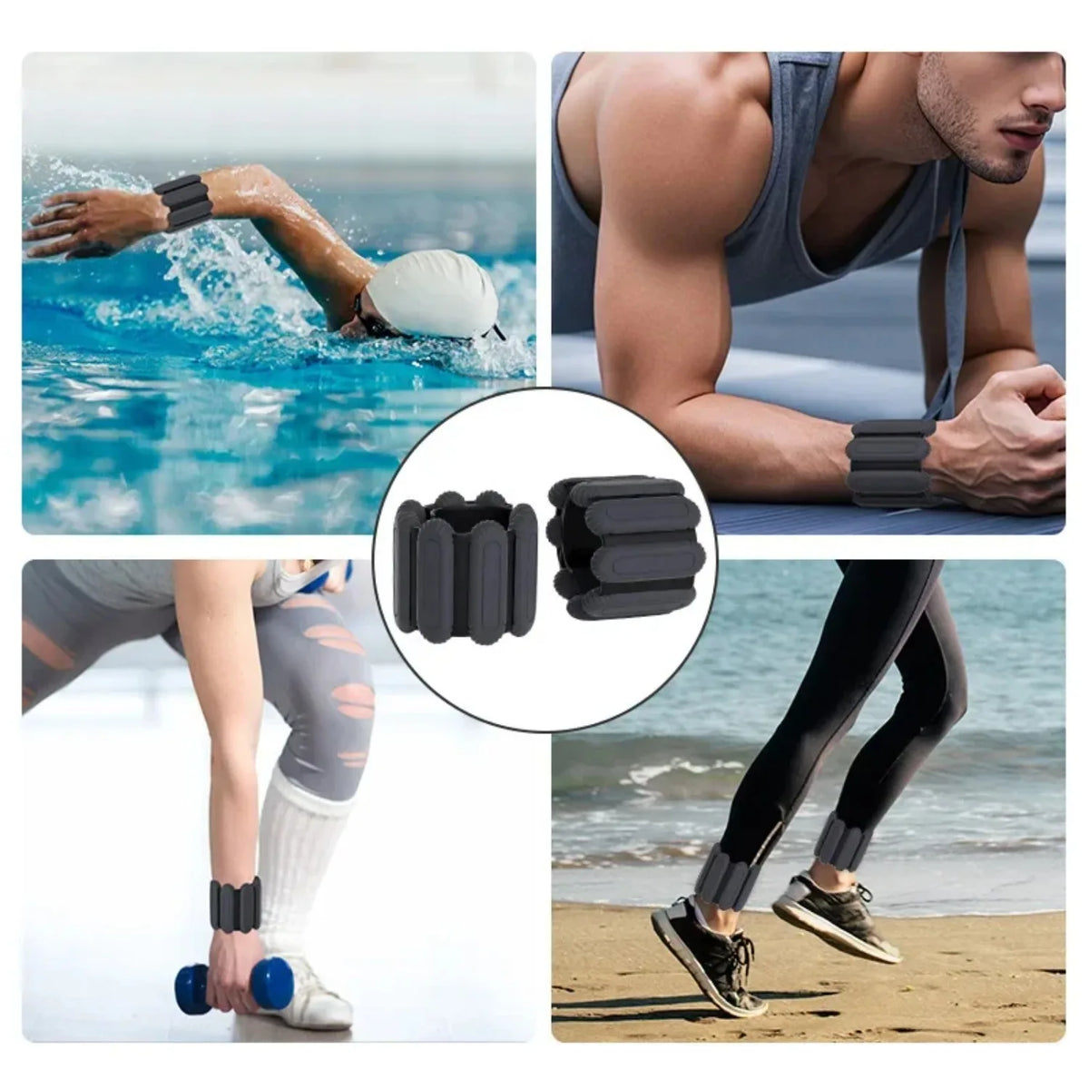 Silicone Wrist & Ankle Weights – view 2
