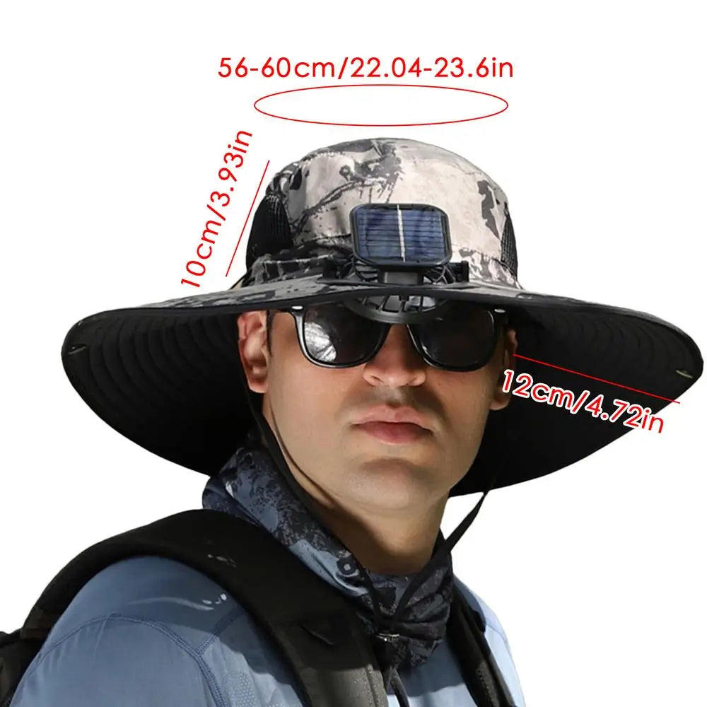 Solar Powered Fan Hat
