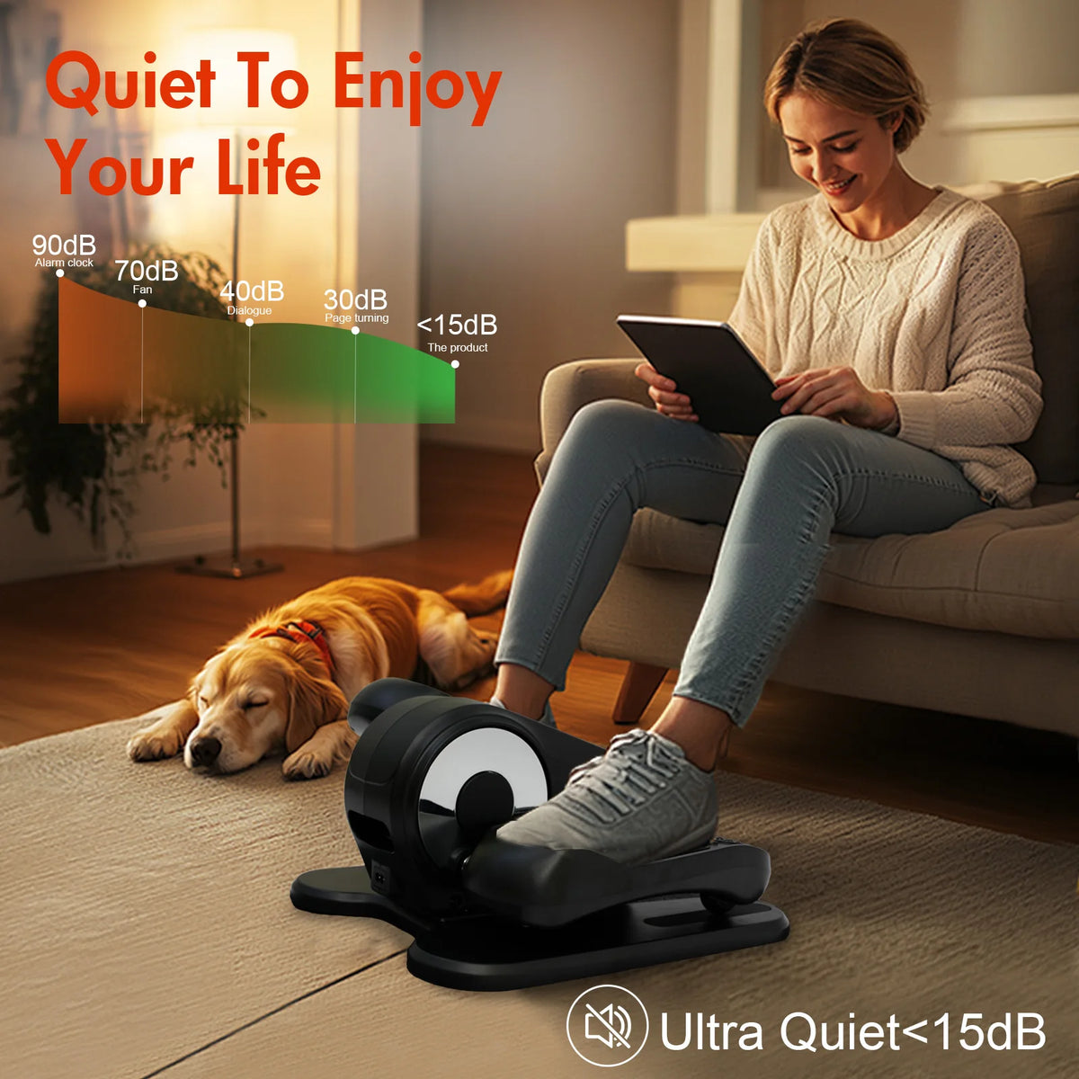 Under-Desk Elliptical – view 6