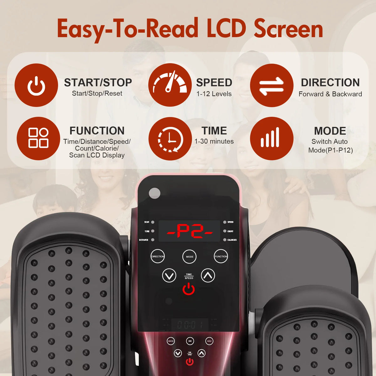 Under-Desk Elliptical – view 2
