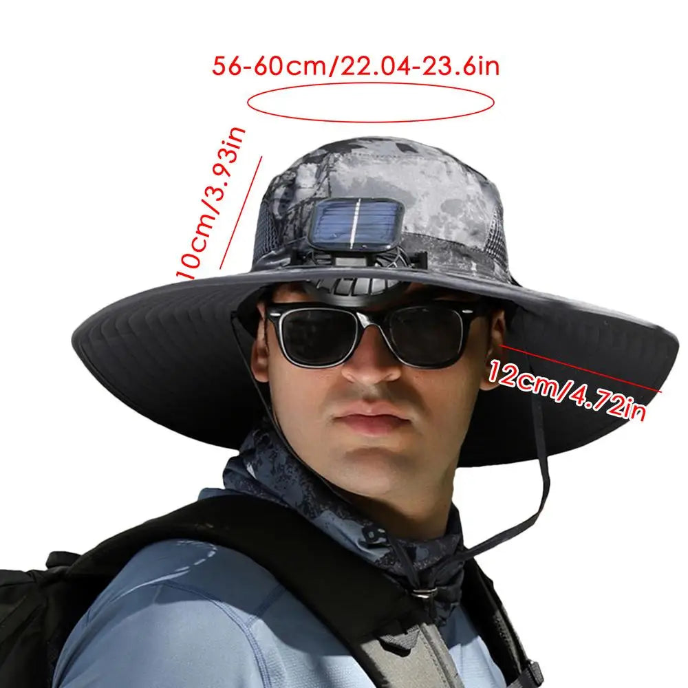 Solar Powered Fan Hat